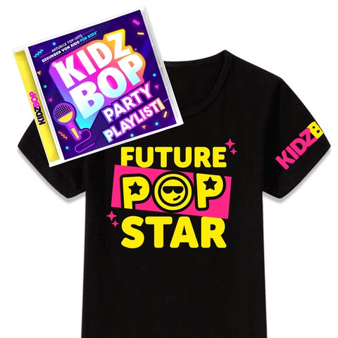 KIDZ BOP Party Playlist (Tolles Bundle: CD + T-Shirt) von KIDZ BOP Kids - CD Bundle jetzt im Kidz Bop Store